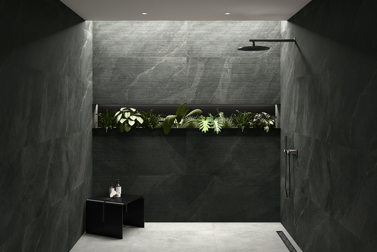 AMB RLV BOULDER ANTRACITA 60X120 BOULDER ANTRACITA 60X120 LARISA GRAY 100X100
